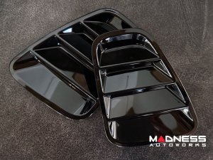 FIAT 500 Tail Light Cover Kit - Gloss Black